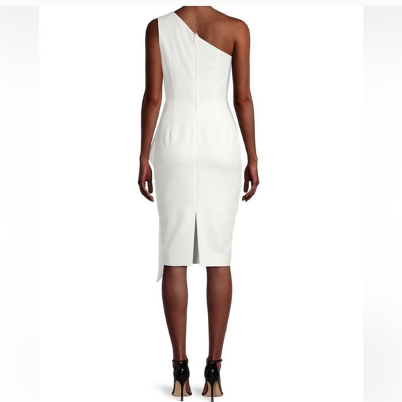 Lavish Alice Asymetrical Ruffled Midi Dress - Picture 5 of 10